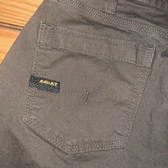 Ariat Rebar M4 Relaxed Straight Leg Jeans Mens Size 29x32 Cotton Thick Stitch - Picture 7 of 9